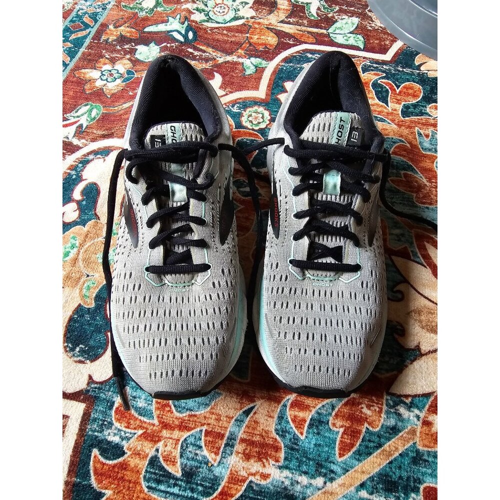 Brooks Gray and Black Athletic Shoes